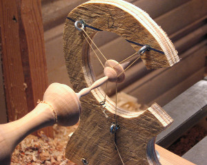 Woodturners String Steady Rest